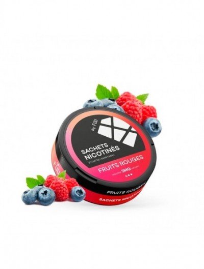 Pouches Fruits Rouges Nicotine 12mg FUU