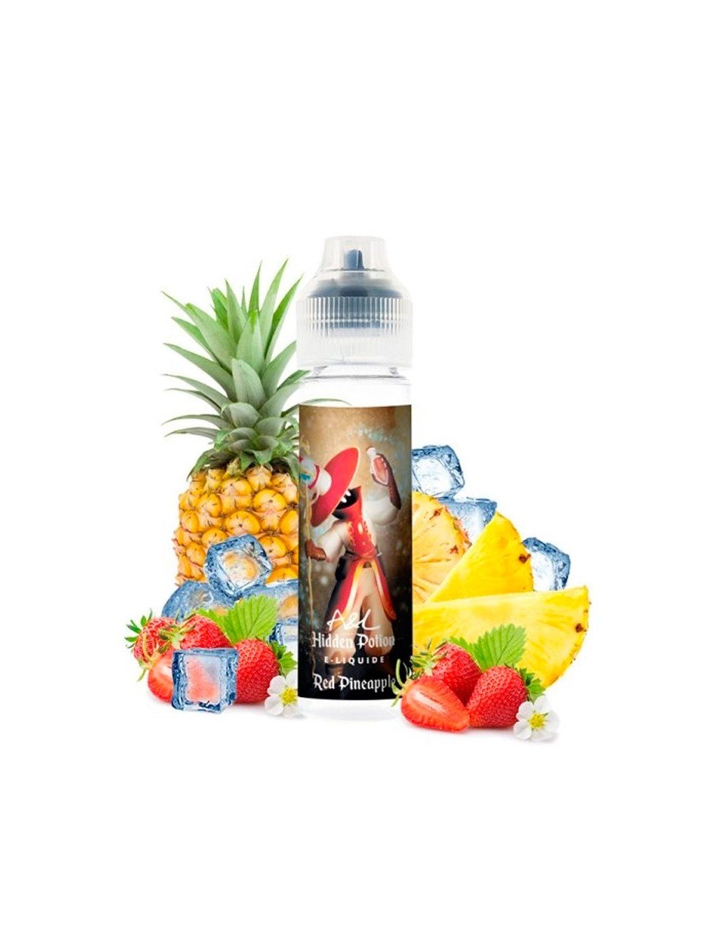 Red Pineapple 0mg 50ml - Hidden Potion by A&L
