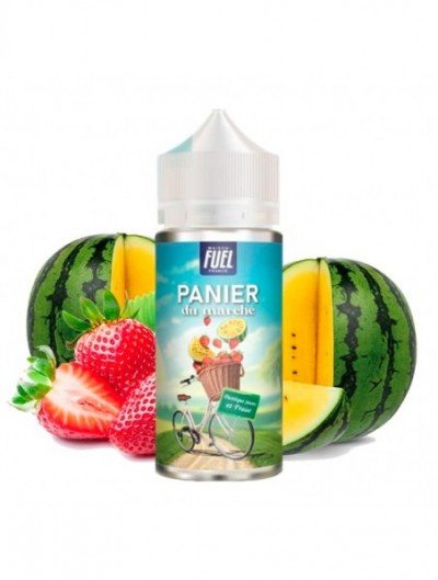 Fraise et Pastèque Jaune 0mg 100ml - Panier Du Marché by Maison Fuel